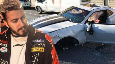 Enes Batur'un 1 milyon TL’lik lüks arabası pert oldu