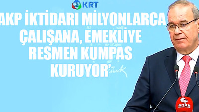 Faik Öztrak: Saray paramızı pul etti