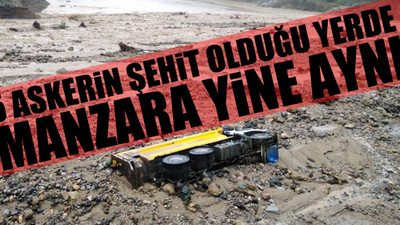 Giresun'da şantiyeyi sel bastı, iş makineleri sürüklendi