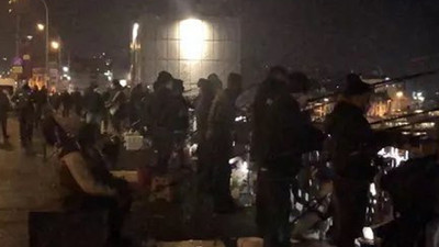 Haliç'teki balıkçılara polis müdahale etti