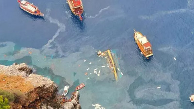 30 kişinin bulunduğu tekne alabora oldu: 1 kişinin cansız bedenine ulaşıldı