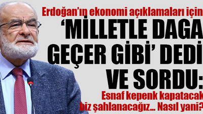 Karamollaoğlu'ndan Kanal İstanbul'a tepki Kılıçdaroğlu'na destek