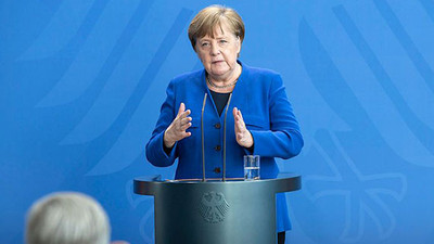 Merkel: Oruç Reis'in tekrar Türk limanına dönmesi zirve öncesi iyi bir işaret