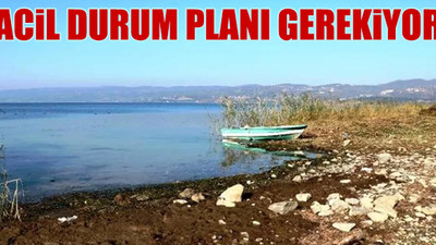 Sapanca Gölü'nün su seviyesi kritik noktada