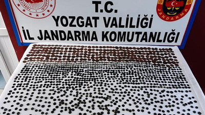 Yozgat'ta çeşitli dönemlere ait 1300 sikke ele geçirildi