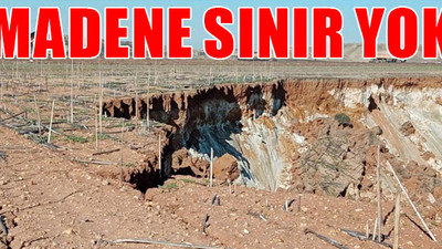 Yurttaşın tarlasına izinsiz kazı