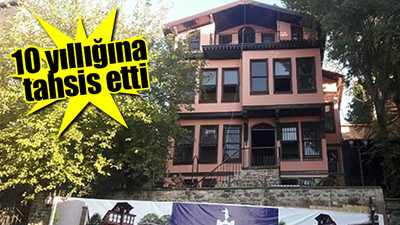 AKP'li belediyeden Ensar Vakfı'na tarihi köşk