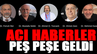 Bugün 5 doktoru daha koronavirüse kurban verdik