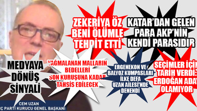 Cem Uzan, Sisler Bulvarı'nda bilinmeyenleri anlattı