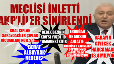 CHP'li Tuncay Özkan: Sarayda 300 danışman 18 bin lira maaşla çalışıyor