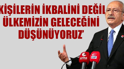 CHP Lideri'nden 'adaylık' açıklaması