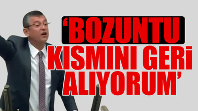 'Diktatör bozuntusu' dediği için AKP sıralarından tepki alan Özgür Özel'den yeni açıklama