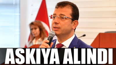 Ekrem İmamoğlu canlı yayında "Çok üzüldüm" diyerek duyurdu