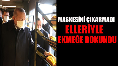 Erdoğan'dan alışveriş sırasında bir doğru bir yanlış hareket