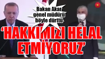 Erdoğan'ın katıldığı törende ilginç anlar kameralara yansıdı