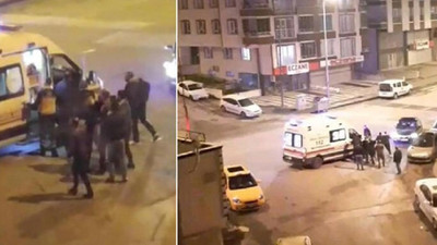 Hasta yakınları ambulansa alınmadıkları gerekçesiyle sağlık personeline saldırdı