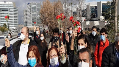 Hayatını kaybeden sağlıkçıların anmasına polis izin vermedi 