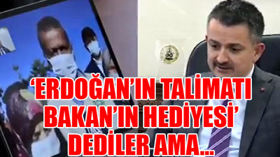 Hayırseverlerin yardımlarını 'Bakanlık yaptı' gibi gösterdiler