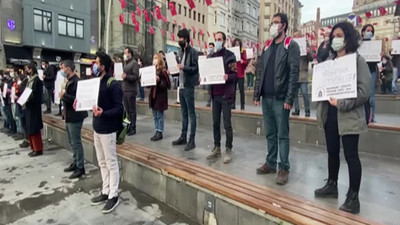 İşsiz kalan kafe bar çalışanlarından sesiz eylem