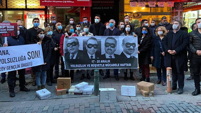 Kadıköy CHP’den 17-25 Aralık protestosu