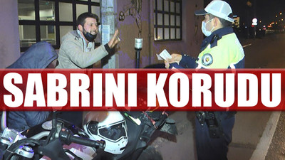 Kısıtlamayı ihlal eden sürücüden polise beddua: Helal olmasın