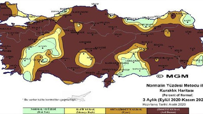 Meteoroloji'den korkutan harita