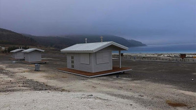 Salda Gölü çevresine ahşap üniteler yerleştirildi