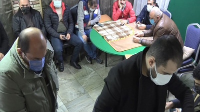 Sokağa çıkma kısıtlamasında 5 katlı kumar kampı kurmuşlar