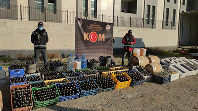 Yılbaşı öncesi sahte içki operasyonu: 10 ton ele geçirildi