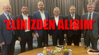 AKP'li başkanlar Bilal Erdoğan'ın önünde birbirine girdi