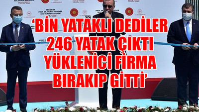 Atatürk Havalimanı'na yapılan pandemi hastanesi hakkında bomba iddialar