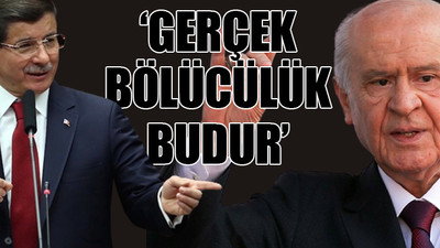 Davutoğlu'ndan Bahçeli'ye 'Serok Ahmet' tepkisi