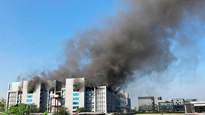 Dünyanın en büyük aşı üretim merkezinde yangın