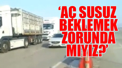 Erdoğan geldi şoförler isyan etti