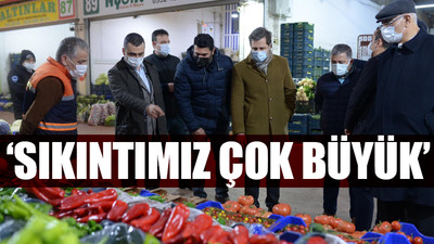 Esnaf CHP’lilere derdini anlattı