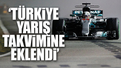 Formula 1 için için flaş iddia