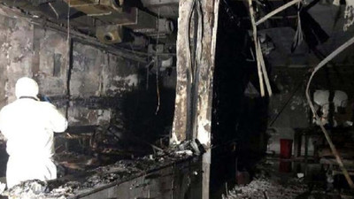 Gaziantep'te yangın nedeniyle başka bir hastaneye sevk edilen hasta hayatını kaybetti