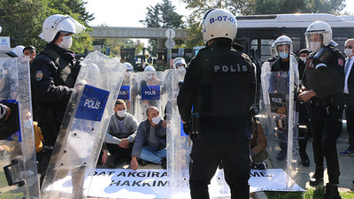 Haklarını arayan işçiler yeni yıla gözaltında girdi