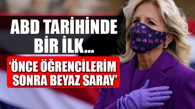 Jill Biden: Önce öğretmenim sonra First Lady