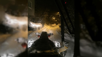 Kar yolları kapattı, kap krizi geçiren hasta 2 saat sonra kurtarıldı