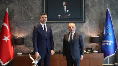Kartal Belediye Başkanı Gökhan Yüksel'den Küçükçekmece Belediye Başkanı Kemal Çebi'ye ziyaret
