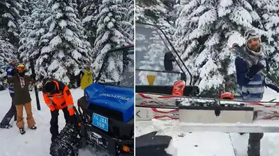 Kartalkaya'da kaybolan 5 kişi kurtarıldı