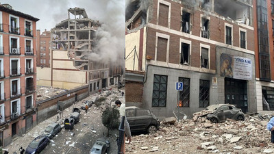 Madrid'de şiddetli patlama