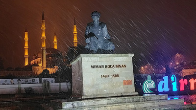 Meteoroloji uyarmıştı; Edirne'de kar yağışı başladı