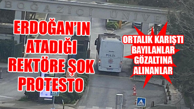 Polis Boğaziçi Üniversitesi'ne girdi