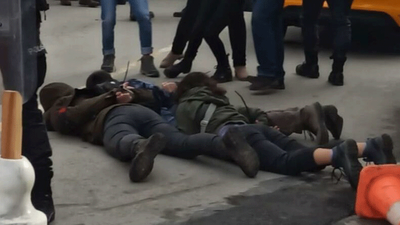 Ankara’da öğrencilere ters kelepçe