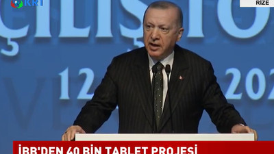 Erdoğan bu sefer de İBB'nin projesini hedef aldı