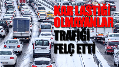 İstanbul'da trafik durma noktasına geldi