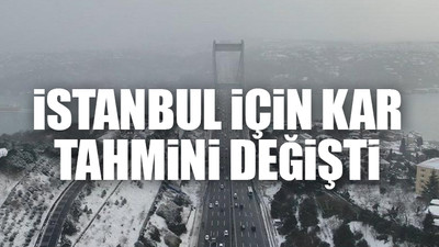 Meteorolojiden İstanbul için yeni açıklama