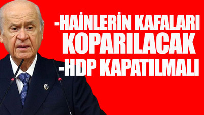 MHP Lideri Bahçeli'den sert açıklamalar
